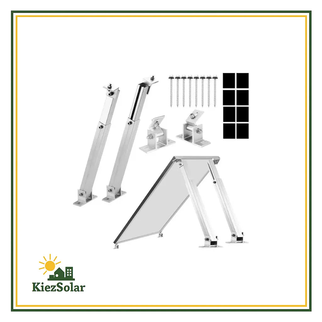 Verstellbare Stützen - Aufständerung für PV-Modul